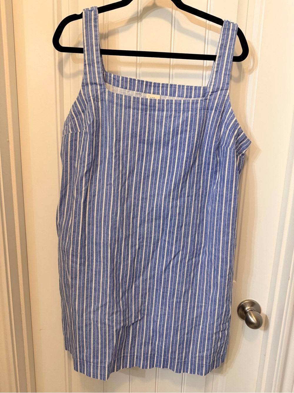 a new day Blue and White Striped Mini Dress